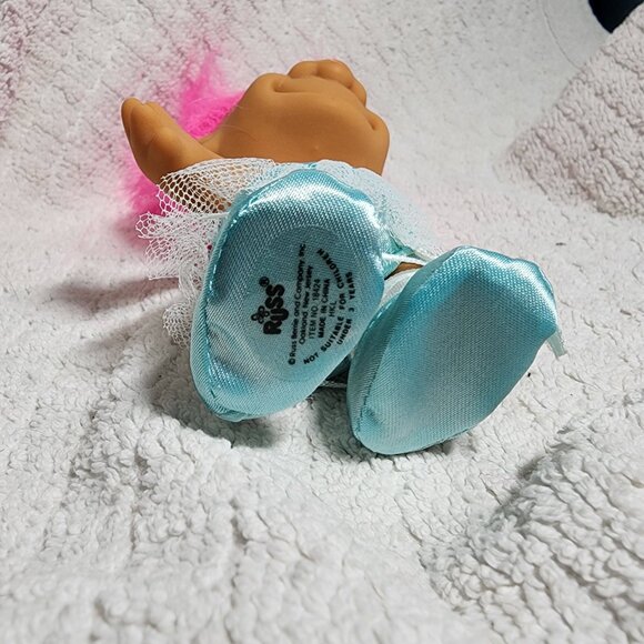 RUSS Trolls-Ballerina-HOT Pink Hair w/Blue Tutu-ADORABLE!! - Picture 3 of 3